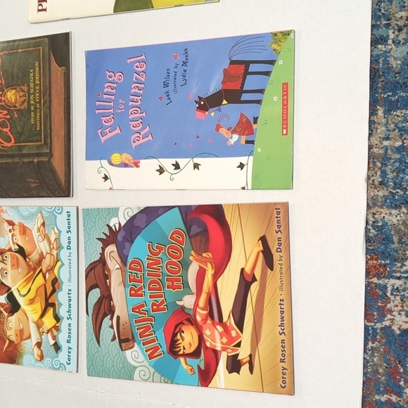 Scholastic Misc. Authors Fairy Tale Fictional Lot of 5 Paperback Books - Used - Picture 3 of 10